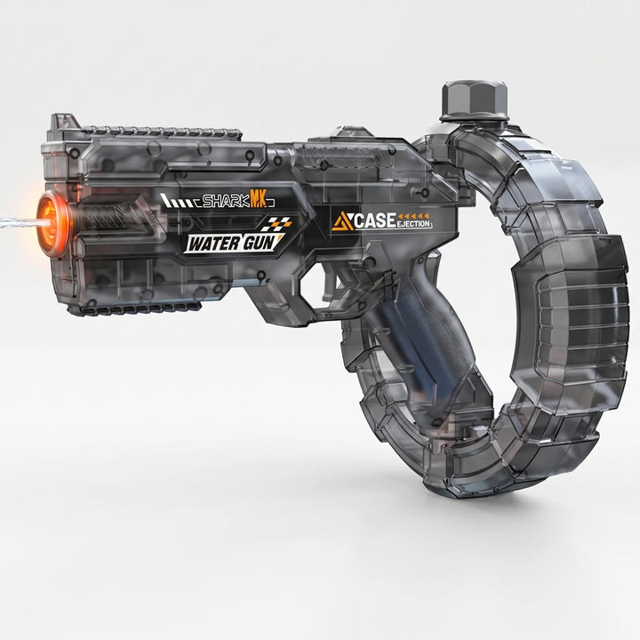Easy-to-use automatic electric water blaster, the ultimate summer toy. Rechargeable water gun for all ages outdoor fun.