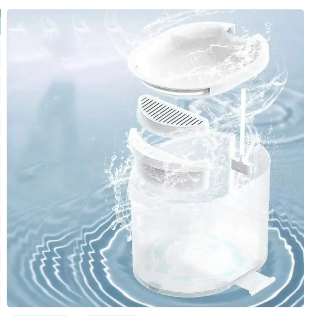 Pet fountain for dogs & cats, an automatic drinking solution with a silent pump & filter