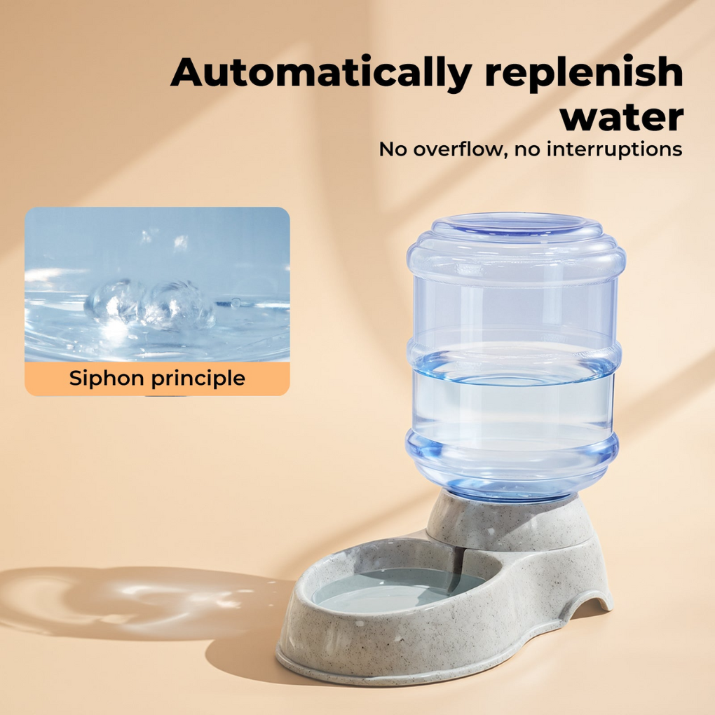 New automatic pet feeder and water dispenser, 3.5L, ensuring pet hydration & food access for cats and dogs