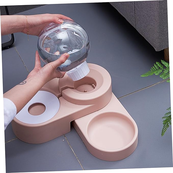 Automatic pet feeder for cats and dogs with gravity food bowl & waterer, pet supplies