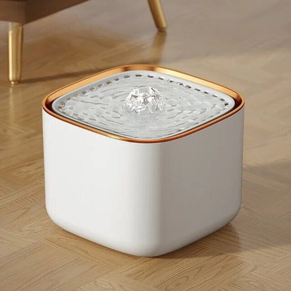 Automatic pet water fountain for cats and dogs, ensuring fresh, filtered hydration