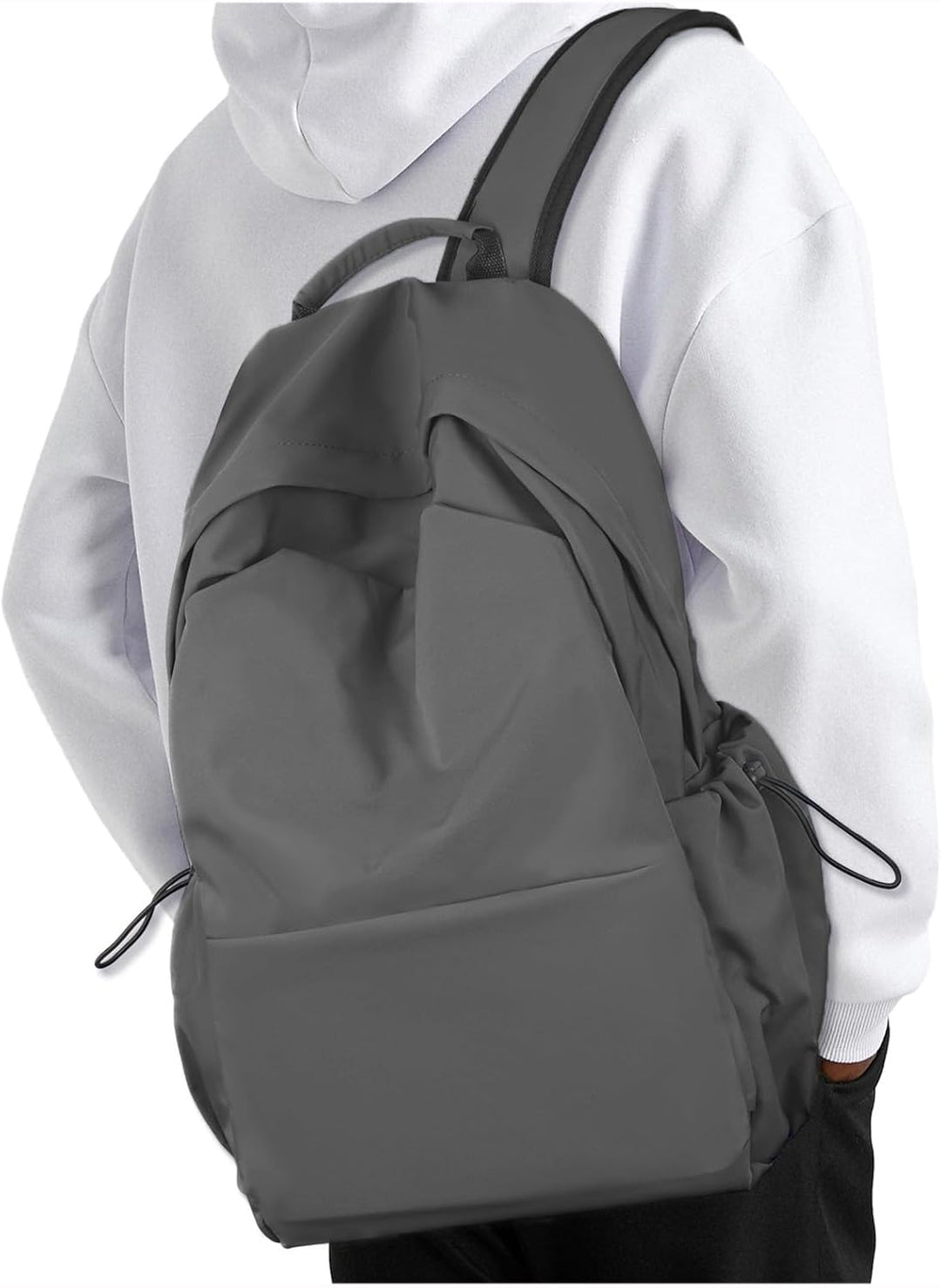 Durable black laptop bag with multiple pockets for work and travel.