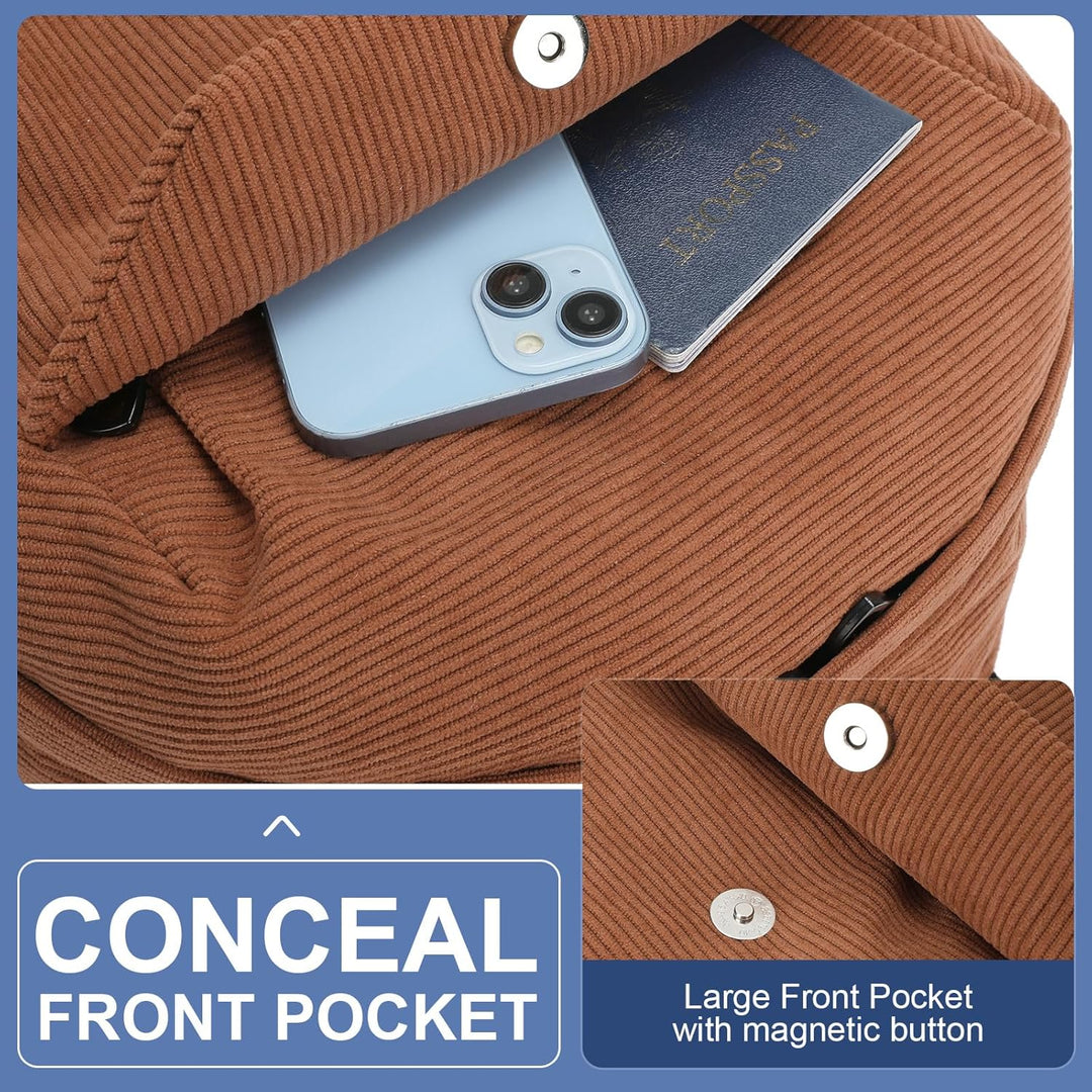 Water-resistant, organized laptop backpack for ultimate daily convenience.