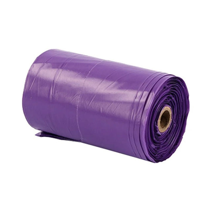 Pack of biodegradable dog waste bags, highlighting the 'eco-friendly' and 'poop bags' for dog owners