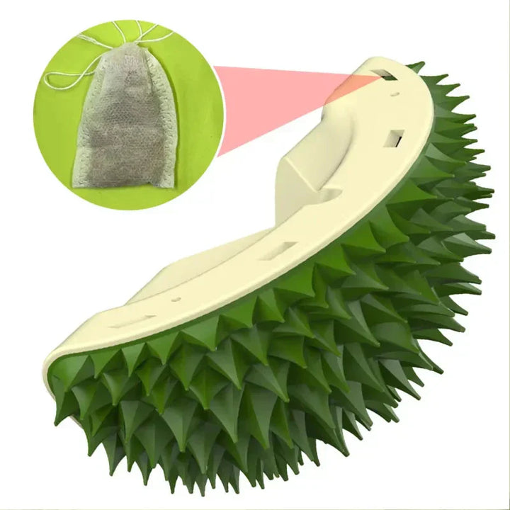 Bionic design pet brush for cats, an essential animal accessory for hair removal.