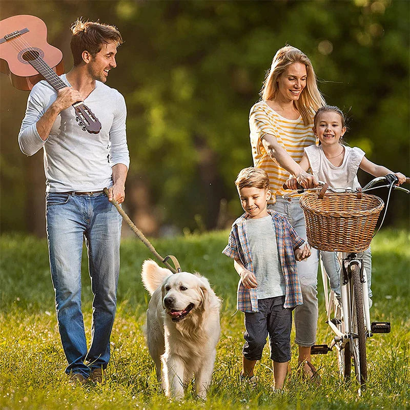 Training dog leash in tan, showing strong stitching and adjustable features for effective pet control.