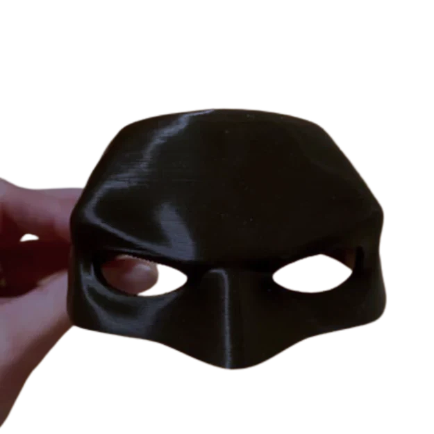 Cute cat in a black superhero bat mask, perfect for pet Halloween costume