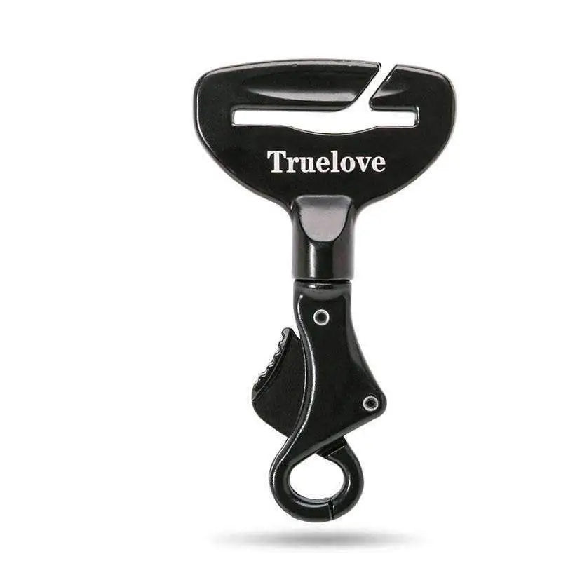 Pet accessory: black unisex dog car seat belt clip for ultimate vehicle safety