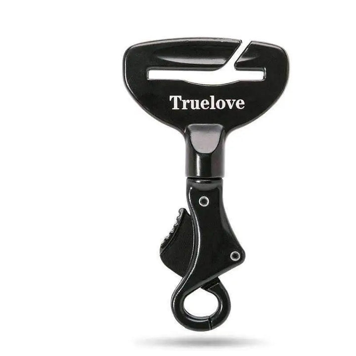 Pet accessory: black unisex dog car seat belt clip for ultimate vehicle safety