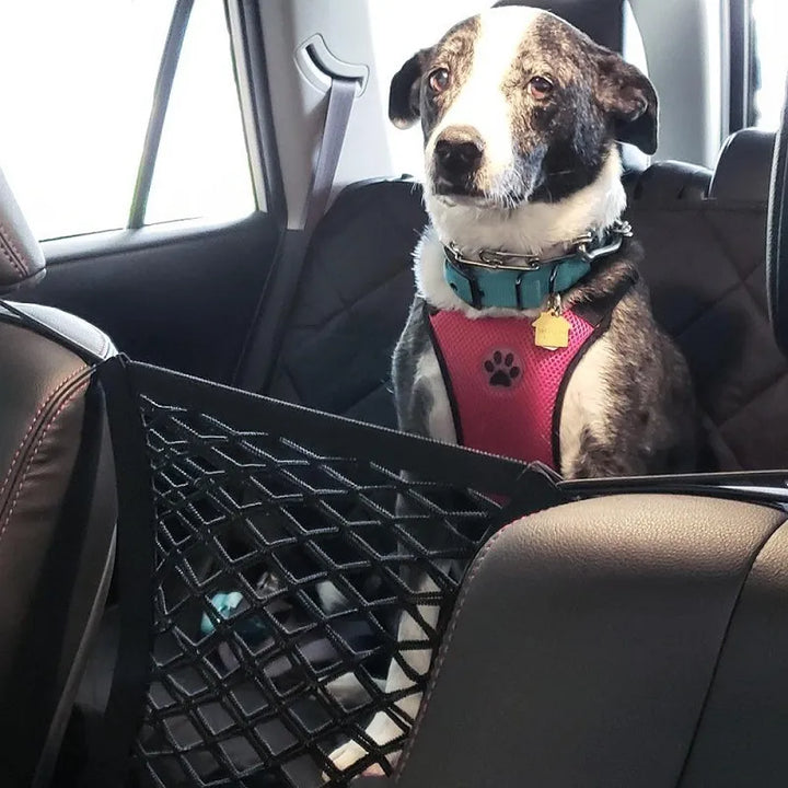 Universal car organizer net, an essential interior storage solution for any vehicle