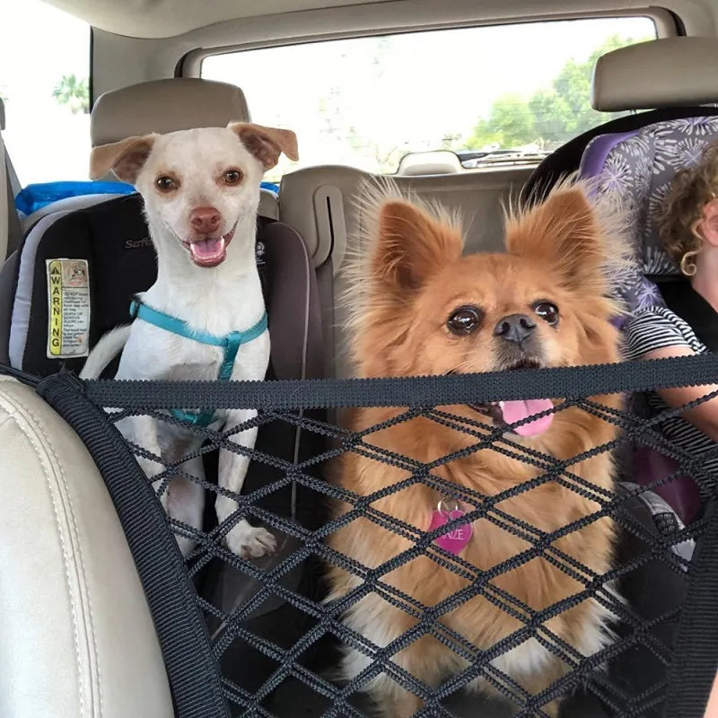 Vehicle cargo net for neat organization, easily installed to provide extra storage space