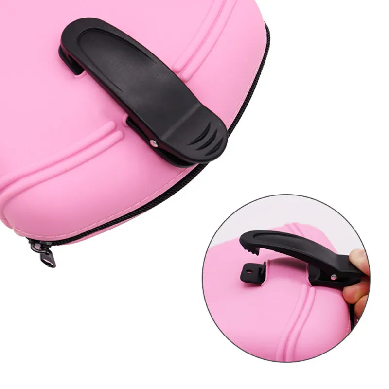 Rosa Pop-It keychain with zipper, a trendy accessory and fidget toy for all ages