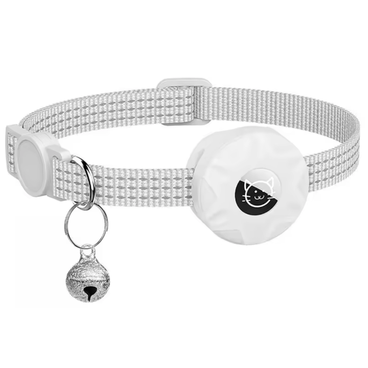 Bluetooth pet tracking collar for dogs & cats with GPS for safety and location.