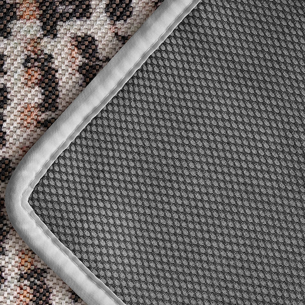 Stylish non-slip couch protector, bohemian ice silk material, ideal for modern living room decor.