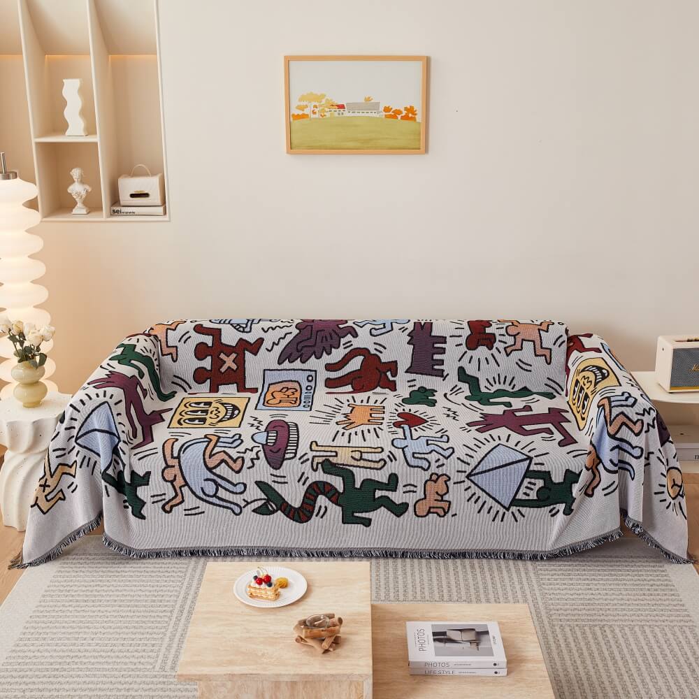 Furniture protector, Bohemian pattern, robust and long-lasting fabric, pet-friendly
