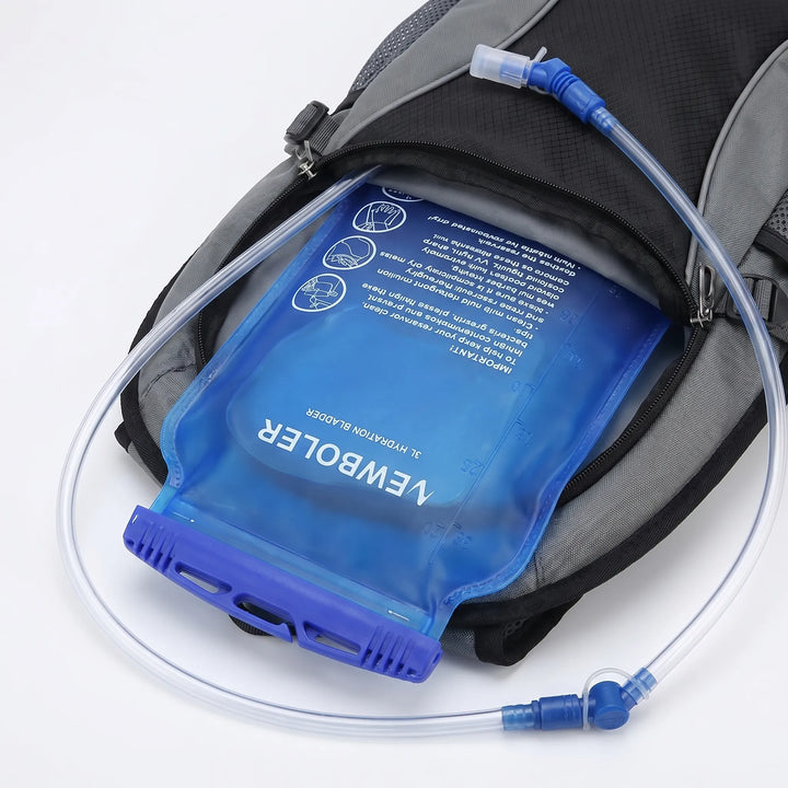 Portable hydration bladder fits running vests & hiking packs. BPA-free water reservoir for outdoor trail sports.