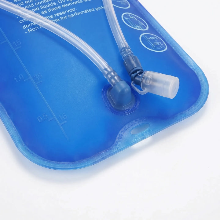 Flexible, BPA-free hydration bladder for outdoor sports. Easy-fill water reservoir for backpacks & vests.