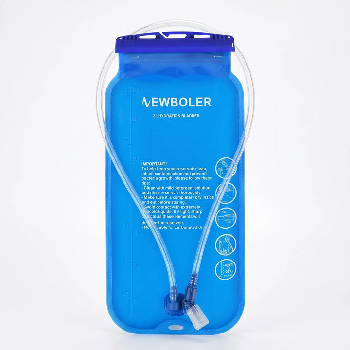 Unisex BPA-free hydration bladder for any backpack or running vest. Durable water reservoir for active outdoor use.