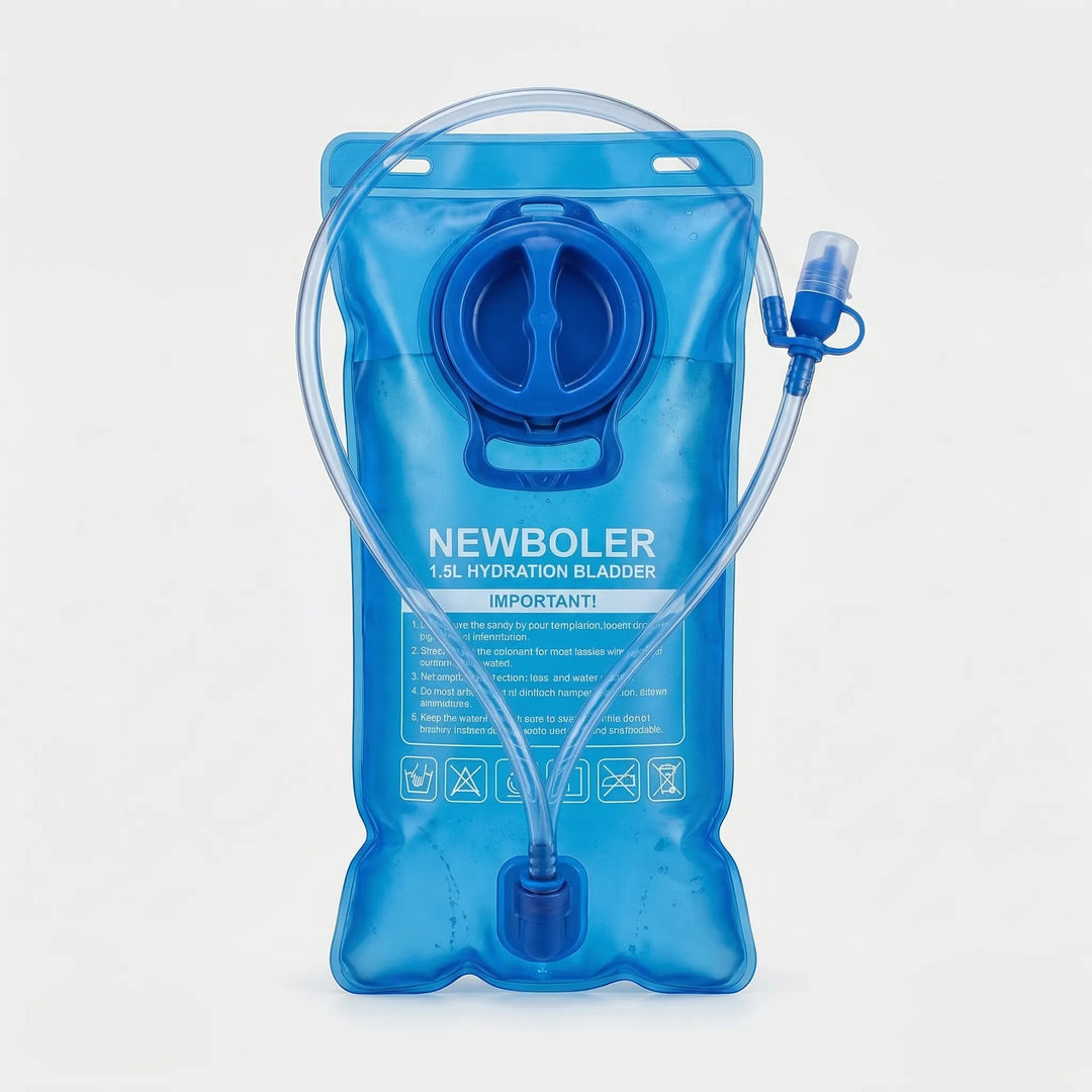 Lightweight, BPA-free hydration bladder for cycling, hiking & trail running vests. Portable water reservoir.