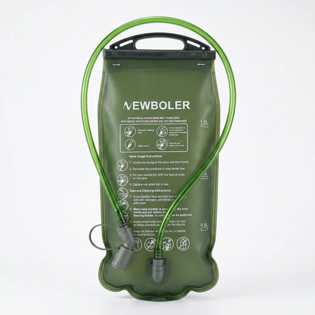 Unisex hydration bladder, BPA-free water reservoir for backpacks & vests. Essential hiking & running gear.