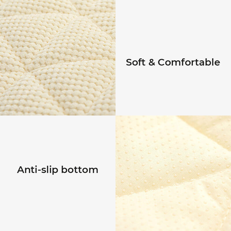 Unisex machine washable chenille sofa cover, bread-shaped for unique furniture protection