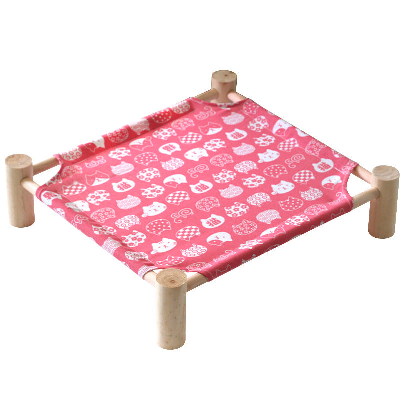 Adjustable breathable cat hammock, versatile pet furniture for various spaces
