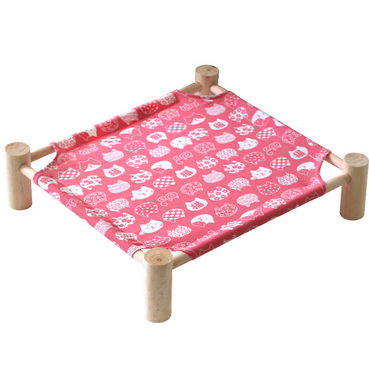 Adjustable breathable cat hammock, versatile pet furniture for various spaces