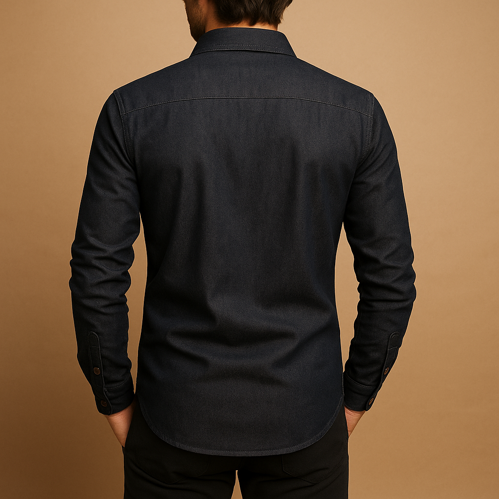 Men's button-down long sleeve casual shirt, ideal for a relaxed look or smart everyday wear.