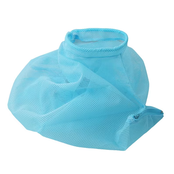 Cat grooming bag with front and back access, mesh for safe bathing & efficient nail clipping