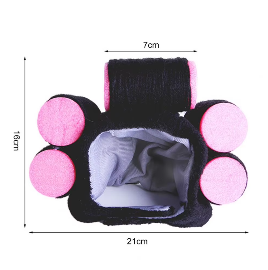 Pet curlers from the Cat Grooming Kit for effective hair treatment, perfect for maintaining a feline's coat.