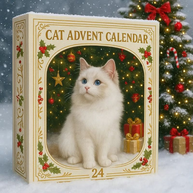 Festive 2025 Cat Lovers Advent Calendar, a collectible holiday gift for cat owners