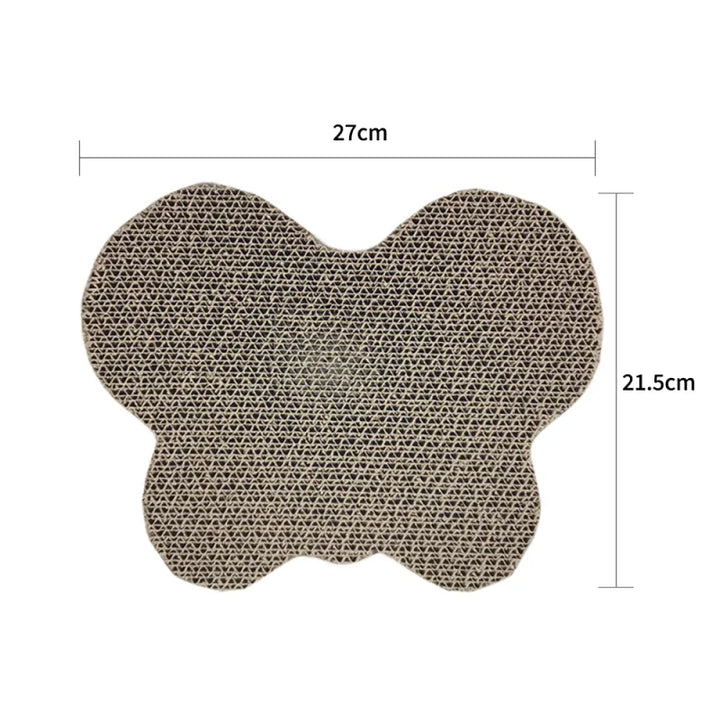 Close-up of cat scratching mat texture, showing sisal fibers for effective claw care