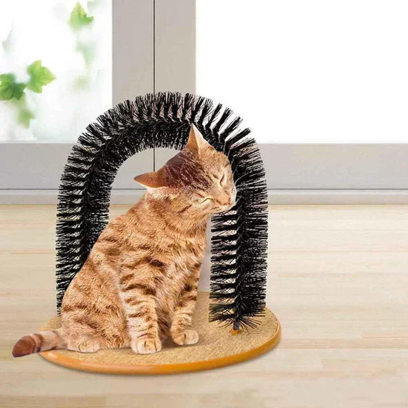 Pet supplies: A comfortable self-grooming arch massager, ideal for a cat's daily fur care