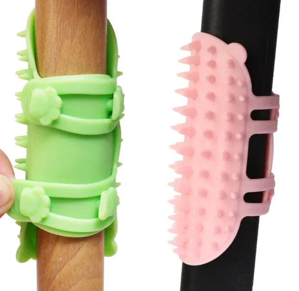 Set of cat self-grooming corner scrubbers, multi-pack for comprehensive feline care