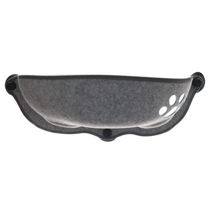 New4 cat window hammock, suction cup pet bed designed for secure window mounting and relaxation.