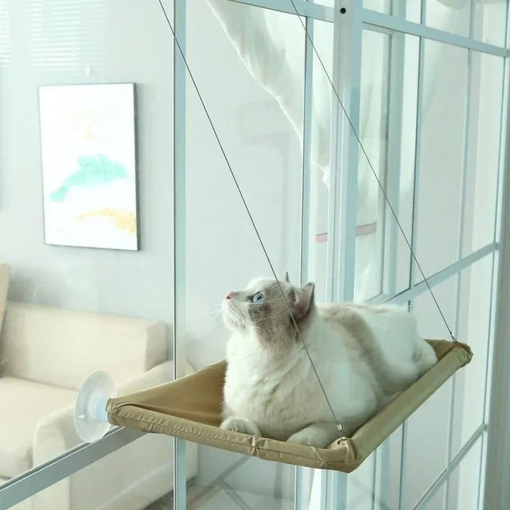 Washable cat window hammock, pet furniture designed for easy cleaning and cat comfort