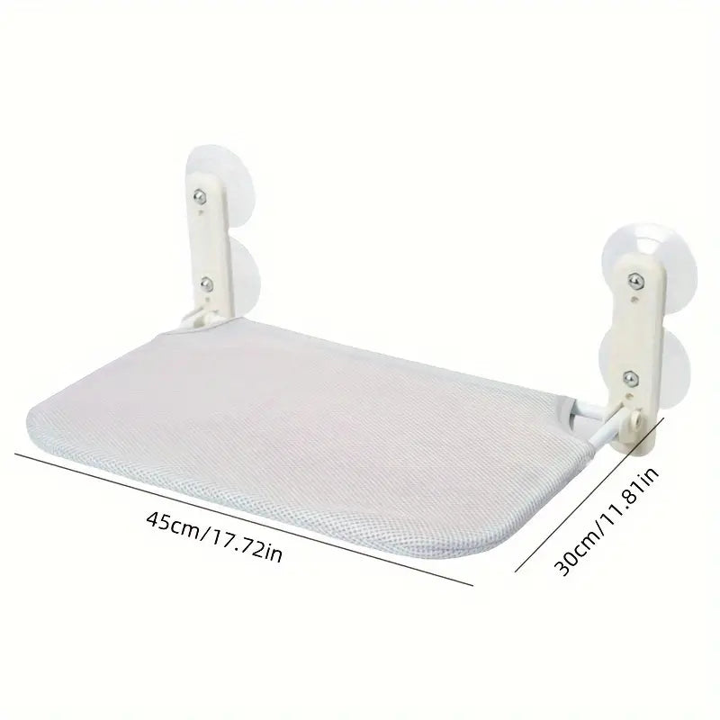 Foldable cat window perch, a space-saving cat bed with suction cups for easy installation.