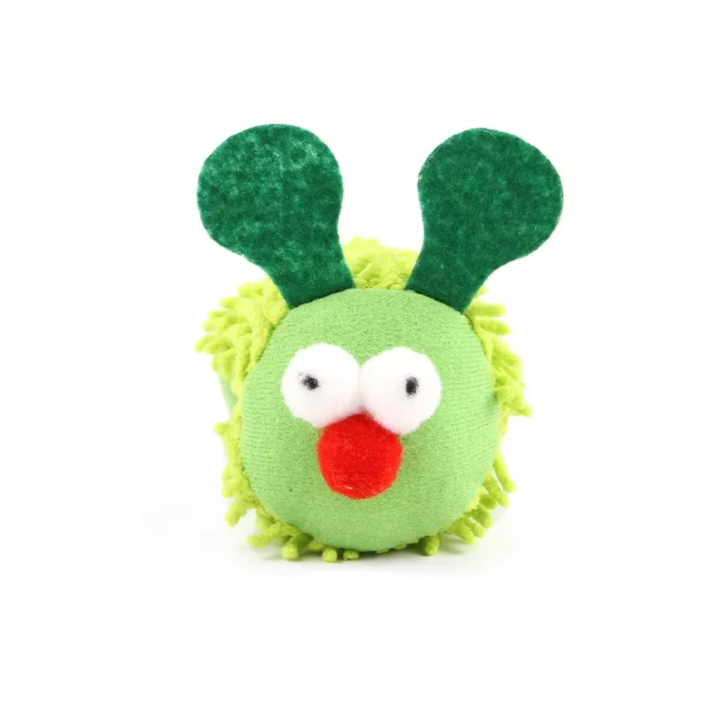 Caterpillar cat toy, soft and light, embedded with catnip to entice playful felines and kittens