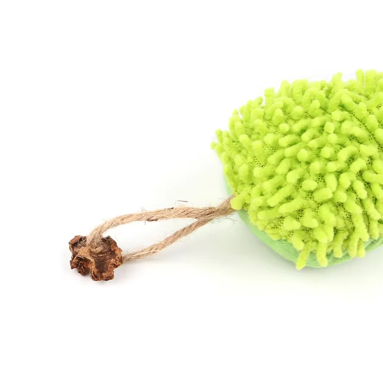 Assortment of catnip plush caterpillar toys in various bright colors, for multi-cat households