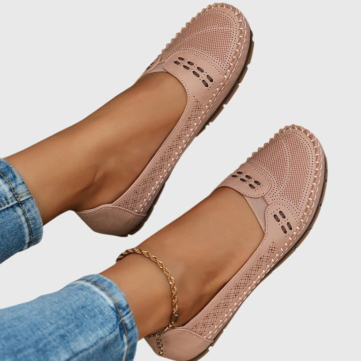 Comfortable & lightweight women's orthopedic slip-on shoes, ideal for daily walking.