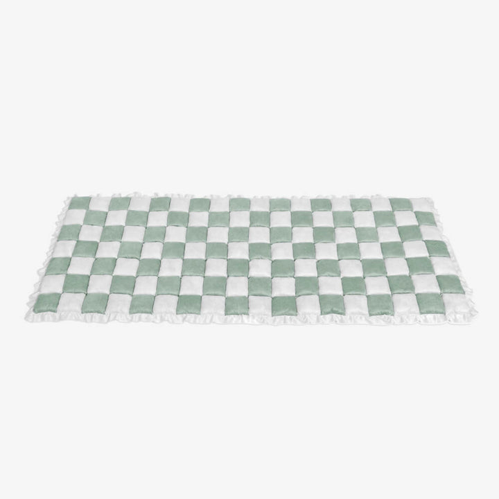 Neutral colored pet sofa protector & mat, versatile for various home interiors