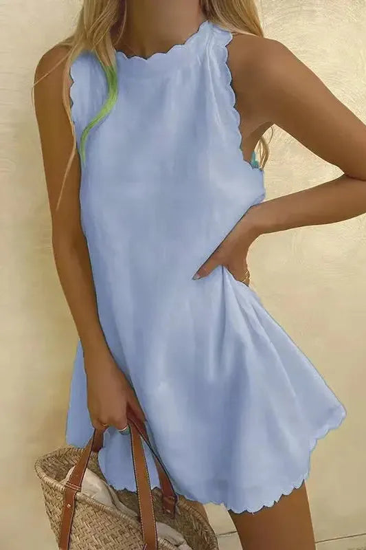 Women's tailored mini dress, a chic and flattering short dress for any event.