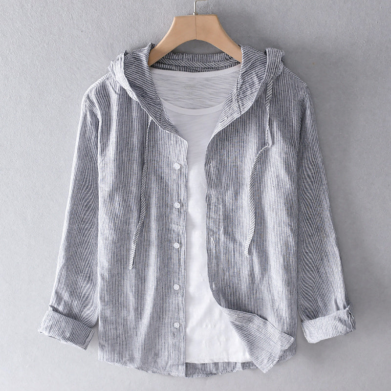 Comfortable women's button-down blouse, a versatile long sleeve top ideal for chic everyday casual style.