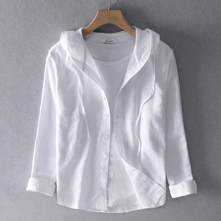 Relaxed fit women's blouse, a chic and comfortable long sleeve top for versatile everyday wear.