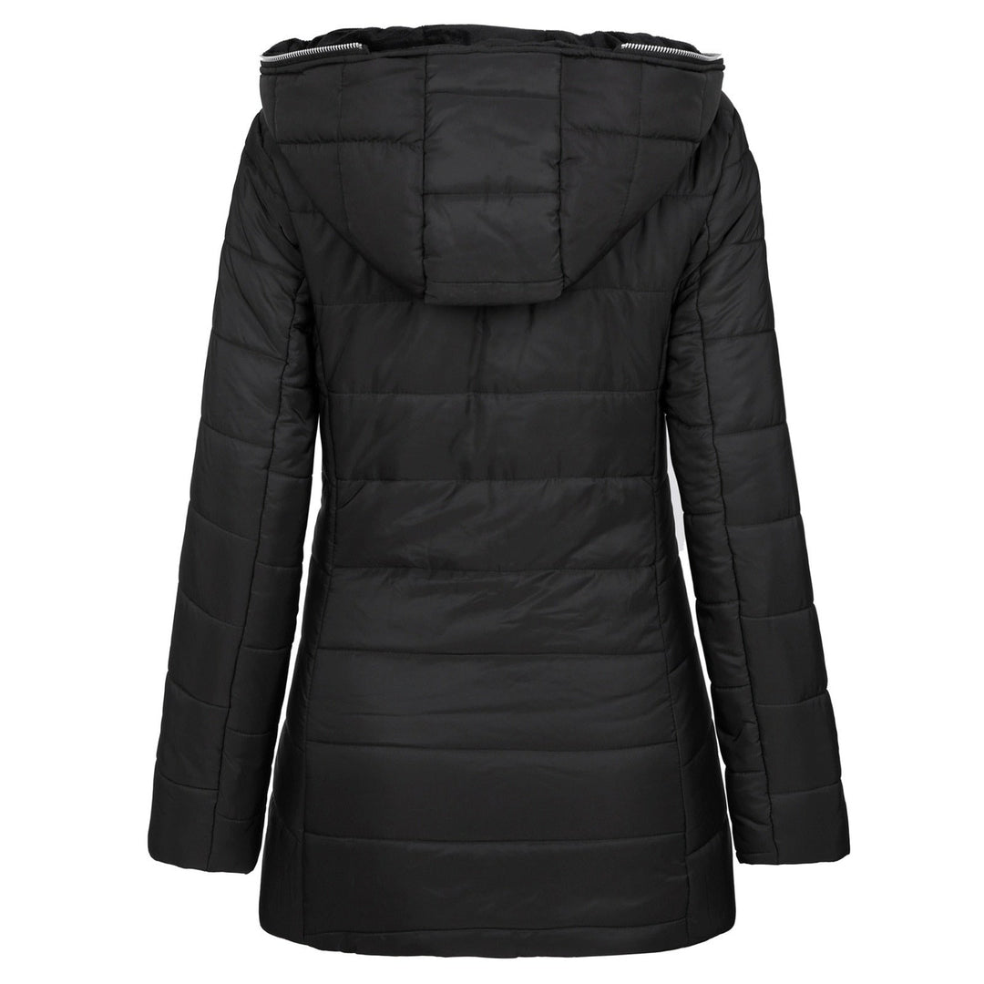 Women's Mila Padded Coat for a chic winter look. Warm, long-sleeve outerwear suitable as a fall jacket or coat.