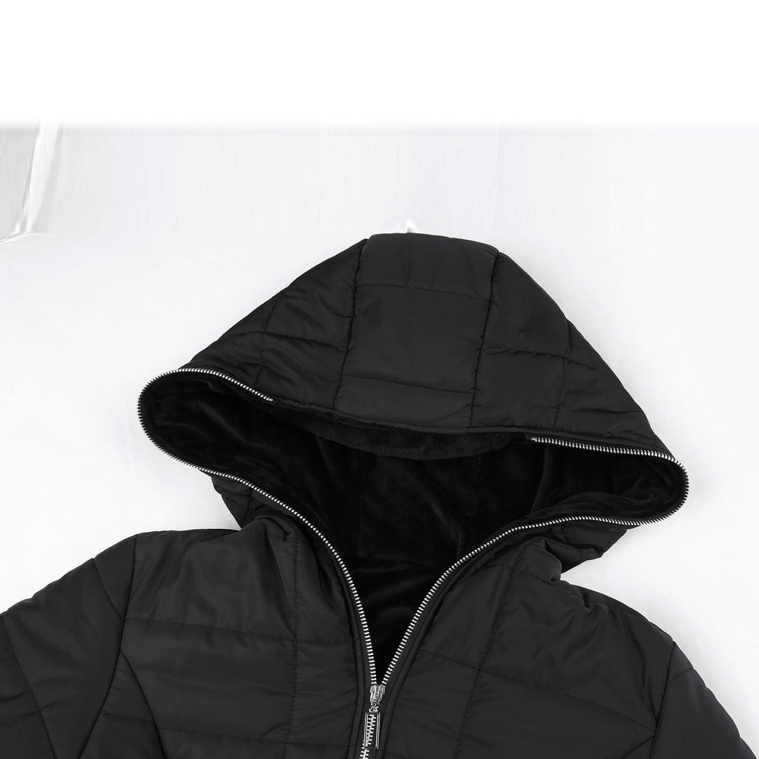Comfortable women's padded Mila coat. A warm long-sleeve winter coat that doubles as a chic fall jacket or outerwear.