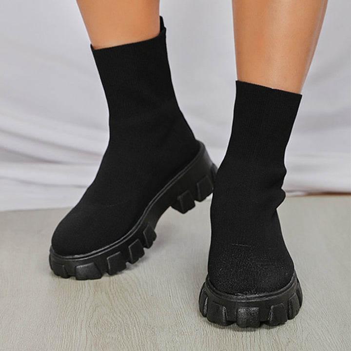 Casual chic women's slip-on ankle boots, a comfortable and versatile addition to any wardrobe.