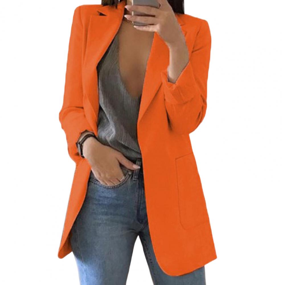 Versatile women's blazer jacket, great for office, casual outings, or professional everyday fashion.