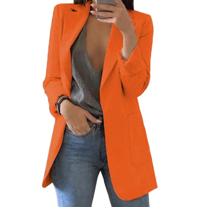 Versatile women's blazer jacket, great for office, casual outings, or professional everyday fashion.
