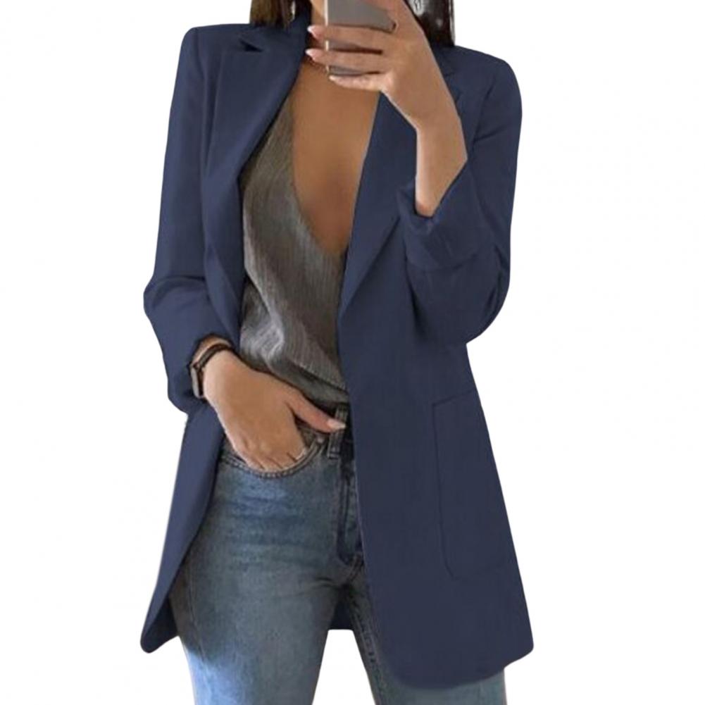 Modern women's versatile blazer, an essential jacket for professional and casual womenswear.